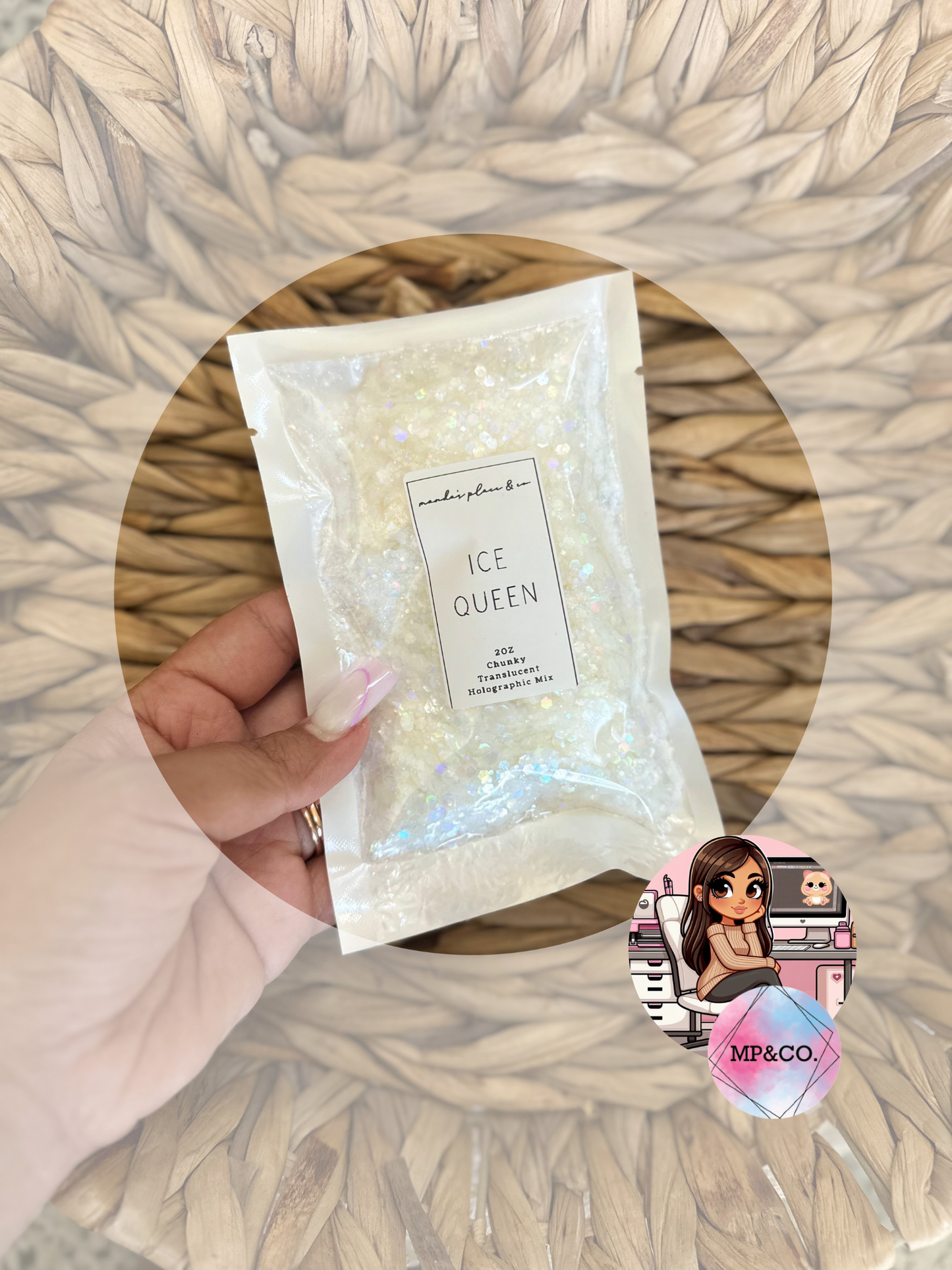 Ice Queen Translucent Holographic Chunky Glitter