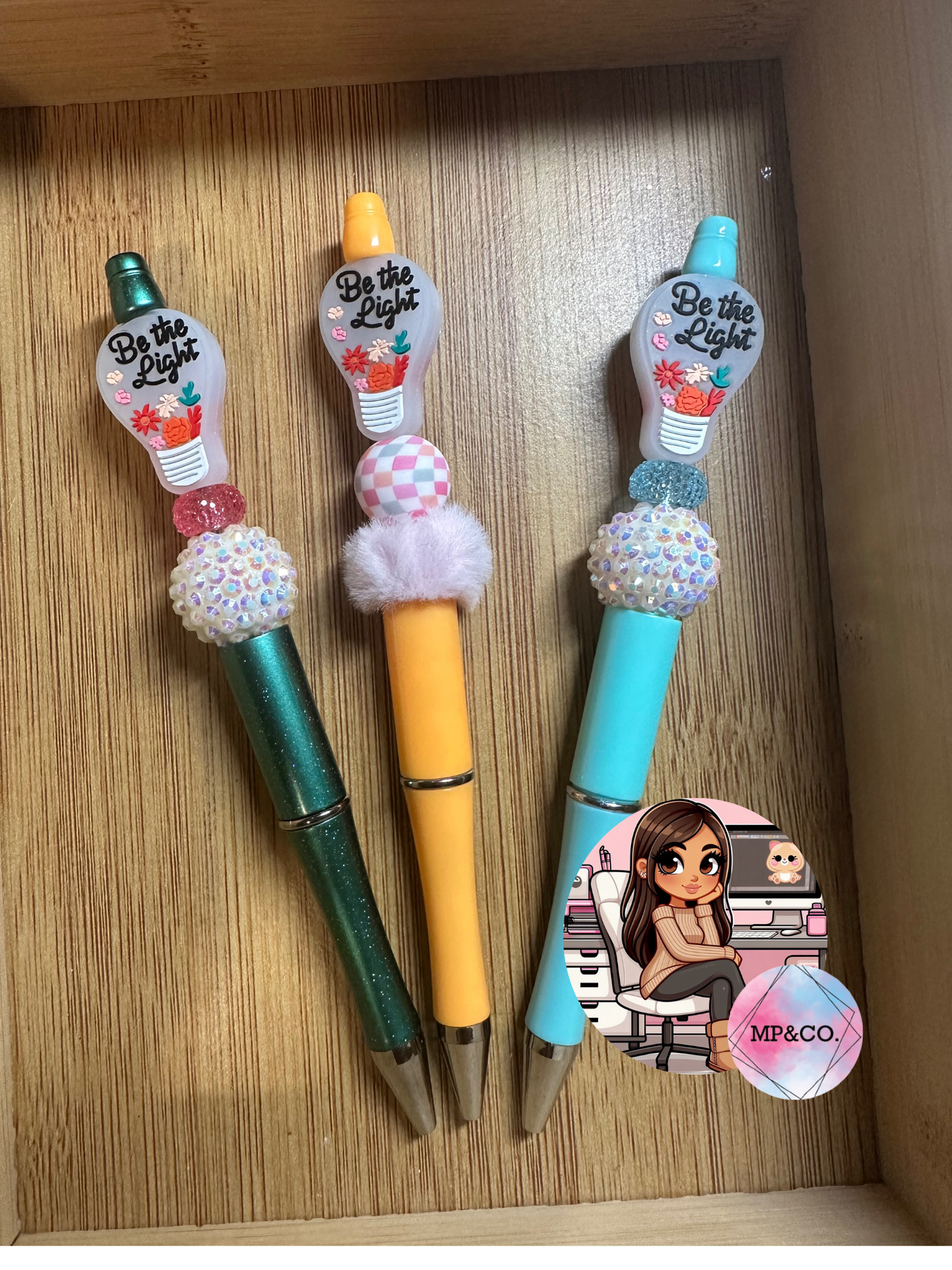 Beaded Pens - Be the Light