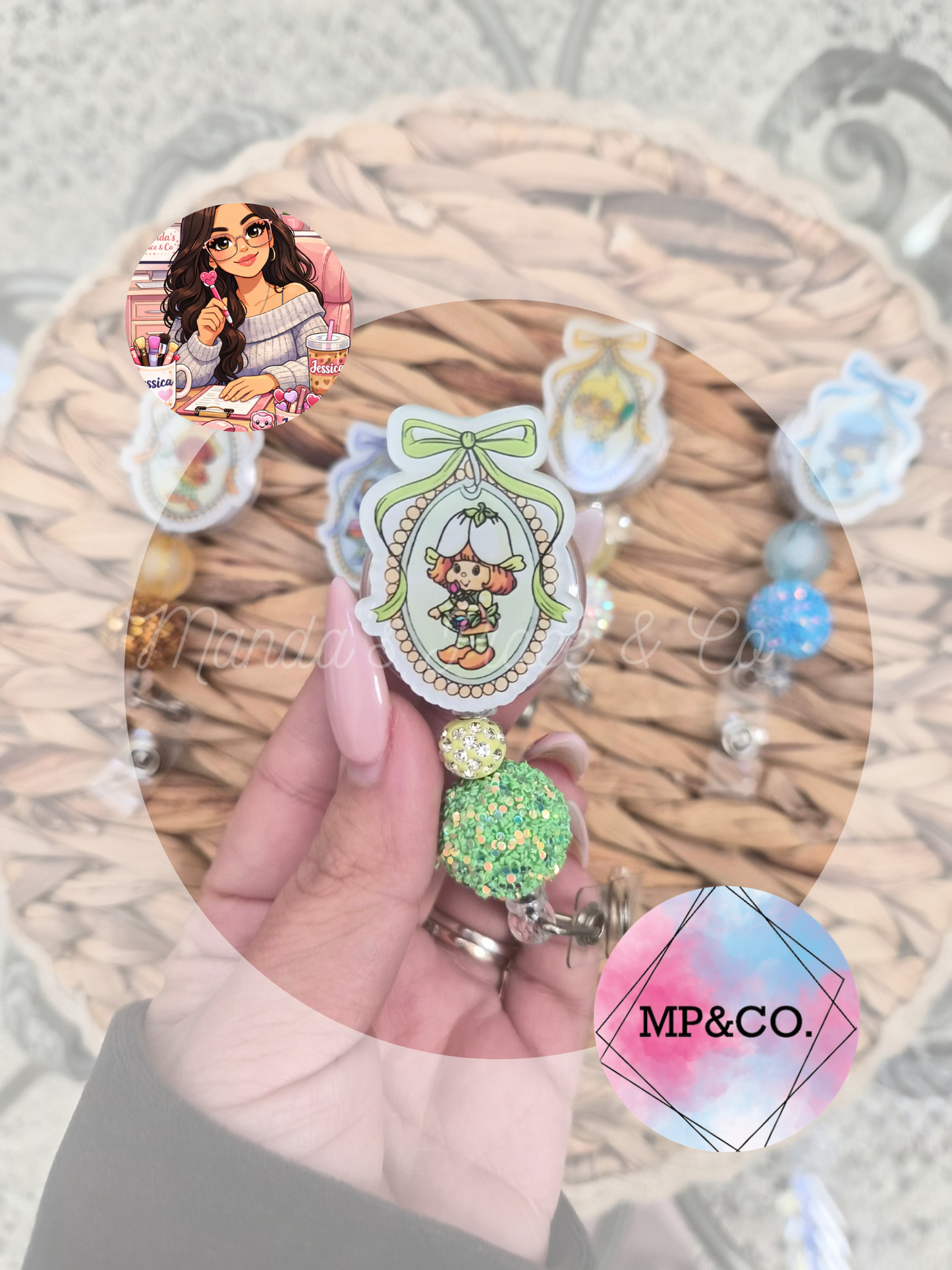 Strawberry Shortcake and Friends Badge Reels