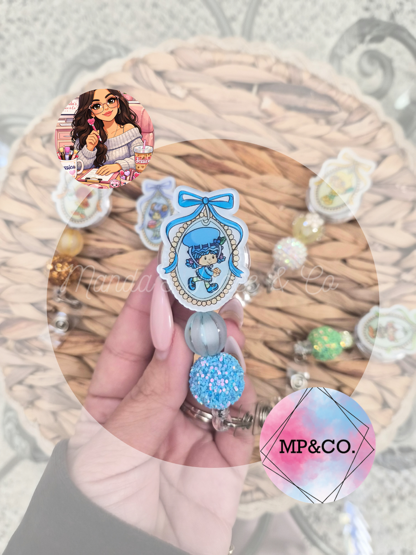 Strawberry Shortcake and Friends Badge Reels