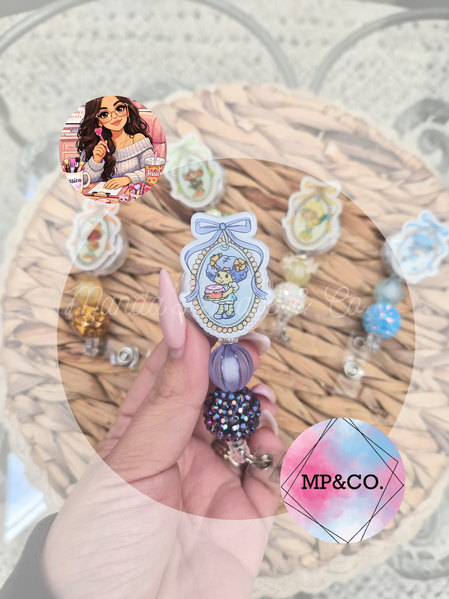 Strawberry Shortcake and Friends Badge Reels